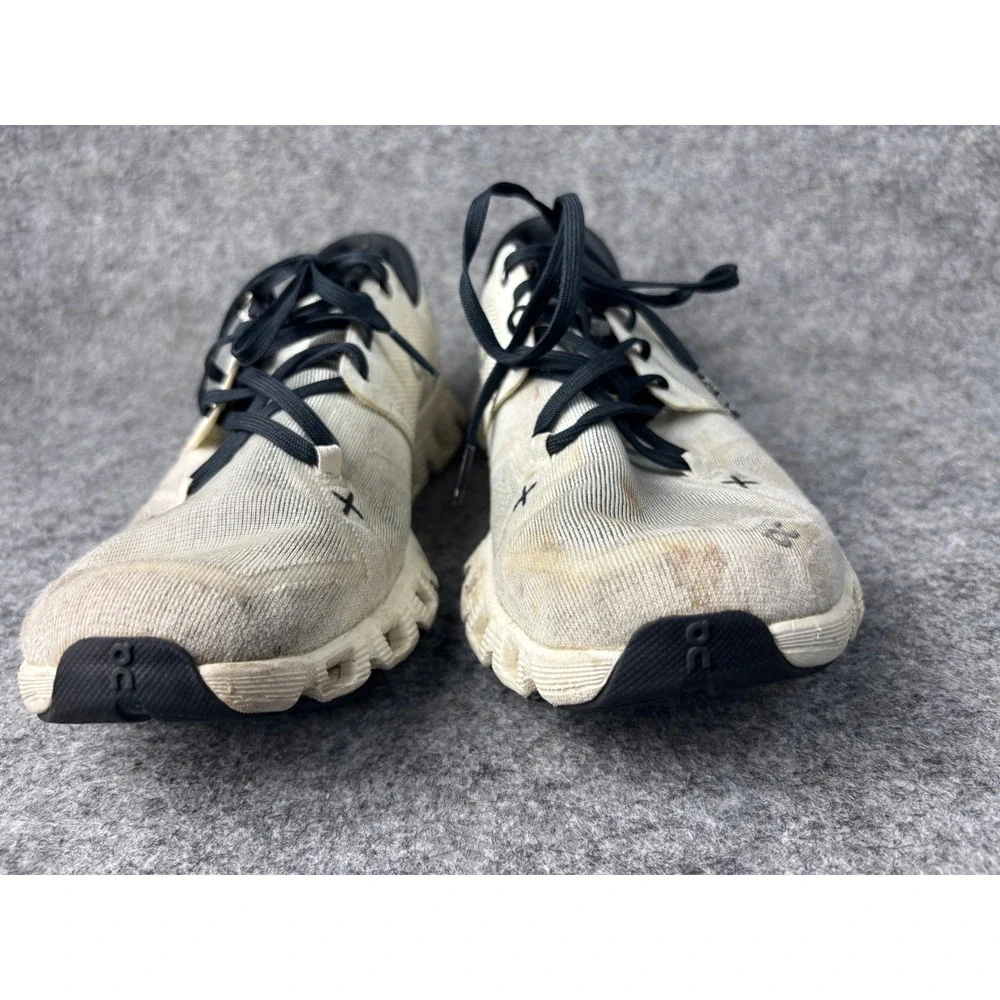 On Cloud X Running Shoes Womens 8.5 White Black CloudTec Trainers 60.98697